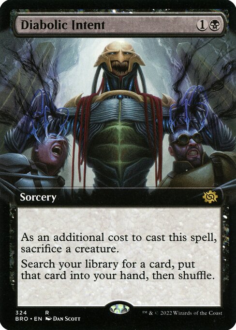 Diabolic Intent (Extended Art) - The Brothers' War - R - 324