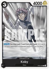Koby - Starter Deck 19: BLACK Smoker - R - OP02-098