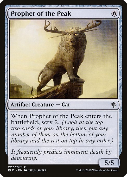 Prophet of the Peak - Throne of Eldraine - C - 227
