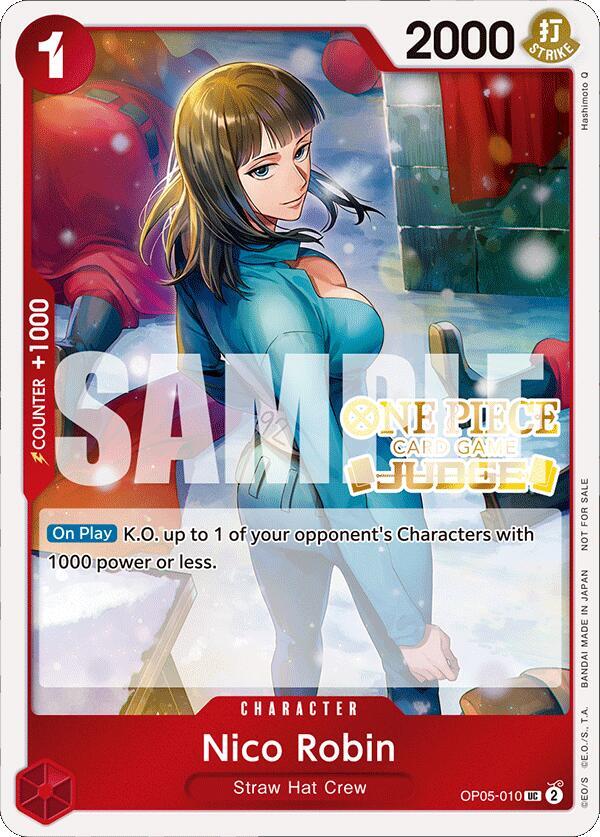 Nico Robin (Judge Pack Vol. 4) - One Piece Promotion Cards - UC - OP05-010