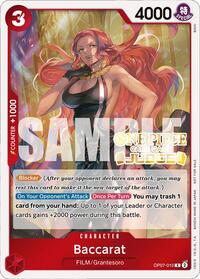 Baccarat (Judge Pack Vol. 4) - One Piece Promotion Cards - R - OP07-010