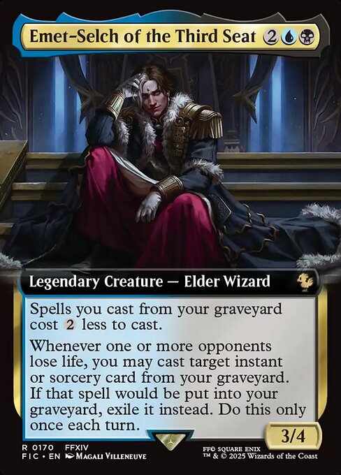 Emet-Selch of the Third Seat (Extended Art) - Commander: FINAL FANTASY - R - 170