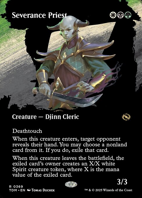 Severance Priest (Borderless) - Tarkir: Dragonstorm - R - 369