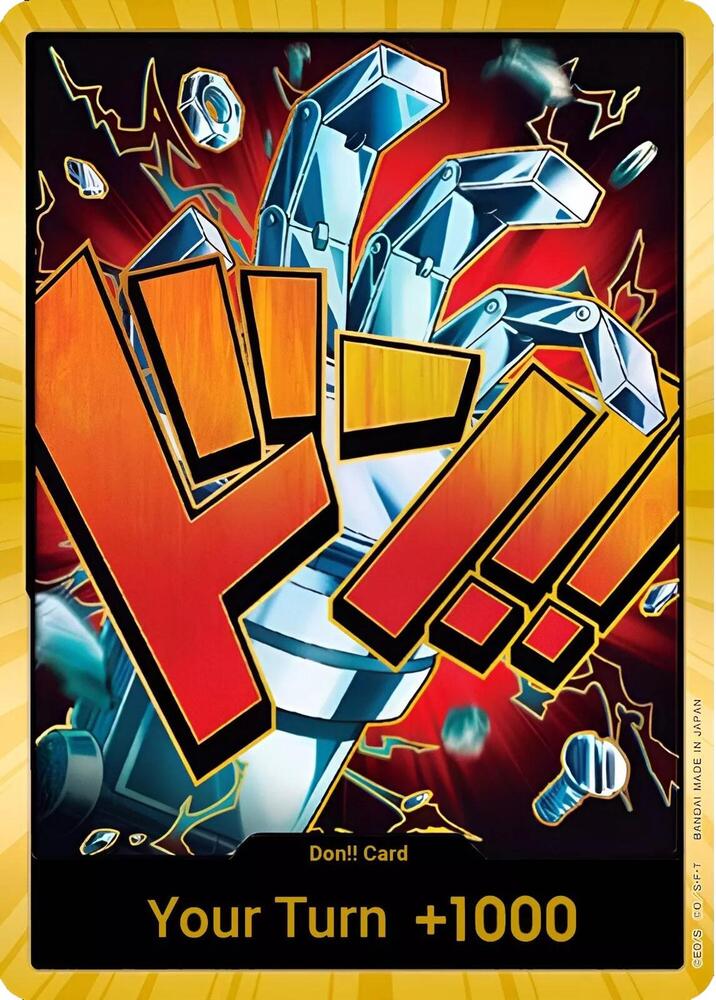 DON!! Card (Eustass "Captain" Kid) (Gold) - Premium Booster -The Best- - DON!!