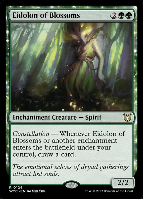 Eidolon of Blossoms - Commander: Wilds of Eldraine - R - 124