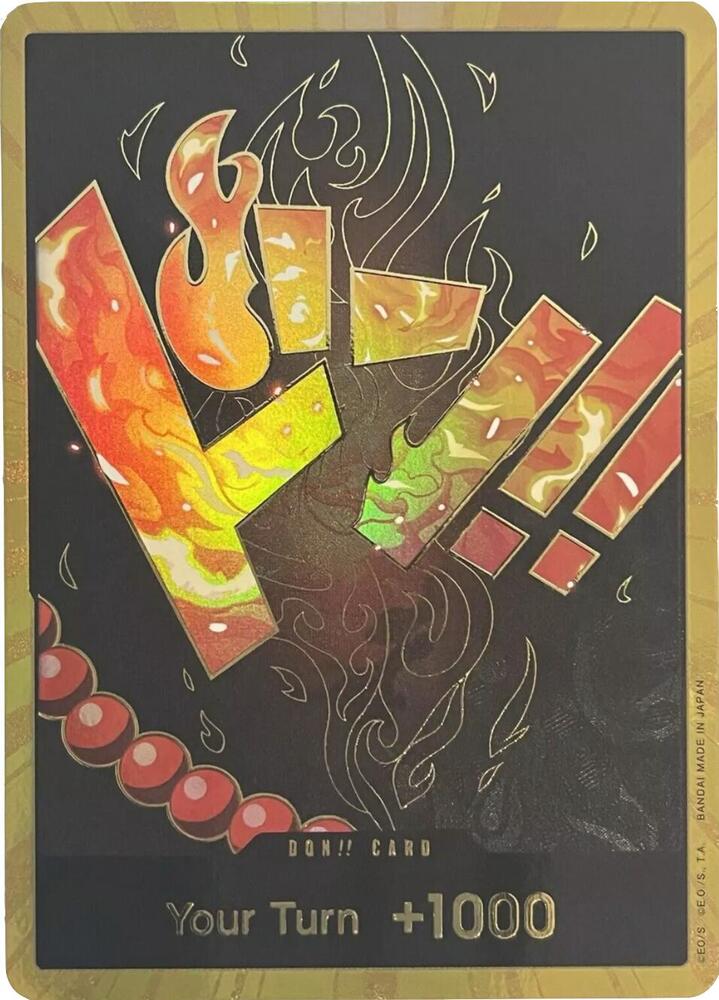 DON!! Card (Ace) (Gold) - Premium Booster -The Best- - DON!!