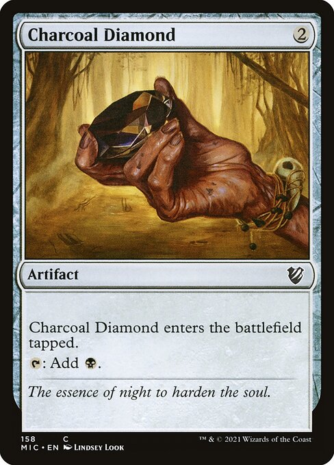 Charcoal Diamond - Commander: Innistrad: Midnight Hunt - C - 158