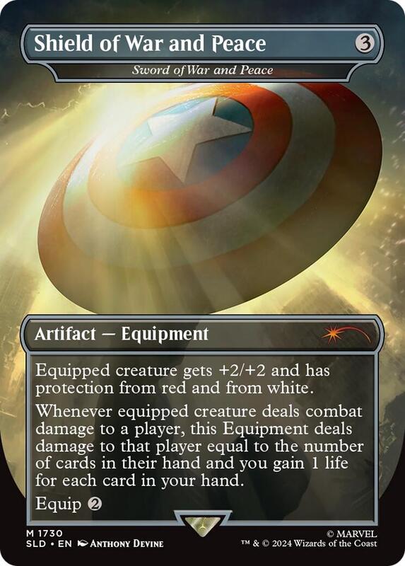 Shield of War and Peace - Sword of War and Peace - Secret Lair Drop Series - M - 1730