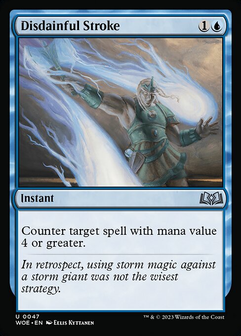 Disdainful Stroke - Wilds of Eldraine - U - 47