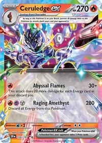 Ceruledge ex - SV08: Surging Sparks - Double Rare - 036/191