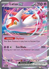 Latias ex - 076/191 - SV08: Surging Sparks - Double Rare - 076/191