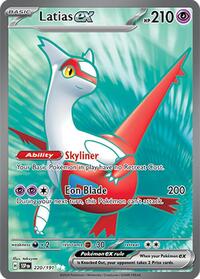 Latias ex - 220/191 - SV08: Surging Sparks - Ultra Rare - 220/191