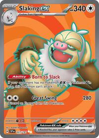 Slaking ex - 227/191 - SV08: Surging Sparks - Ultra Rare - 227/191