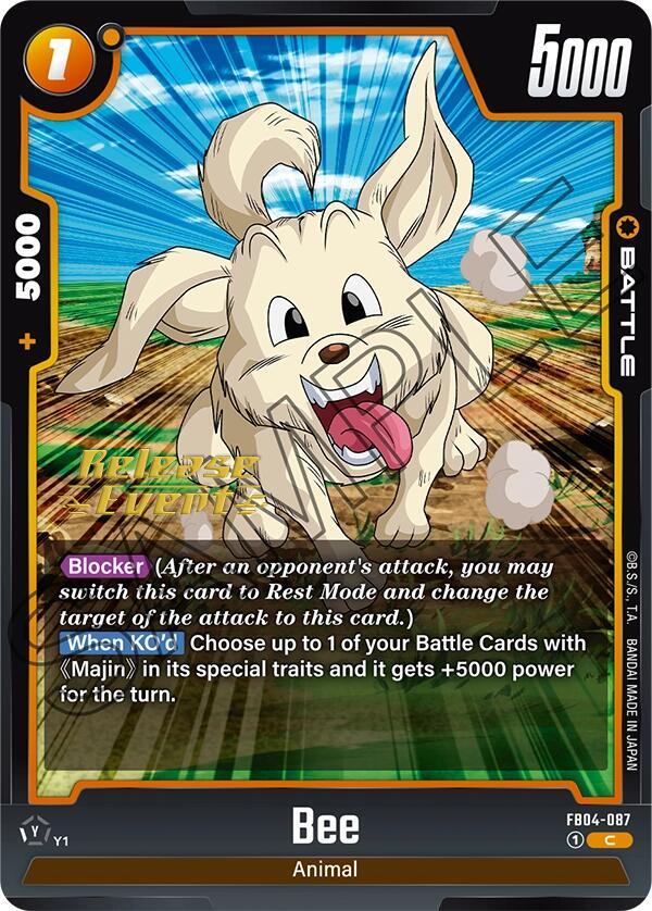 Bee - Ultra Limit Release Event Cards - Common - FB04-087