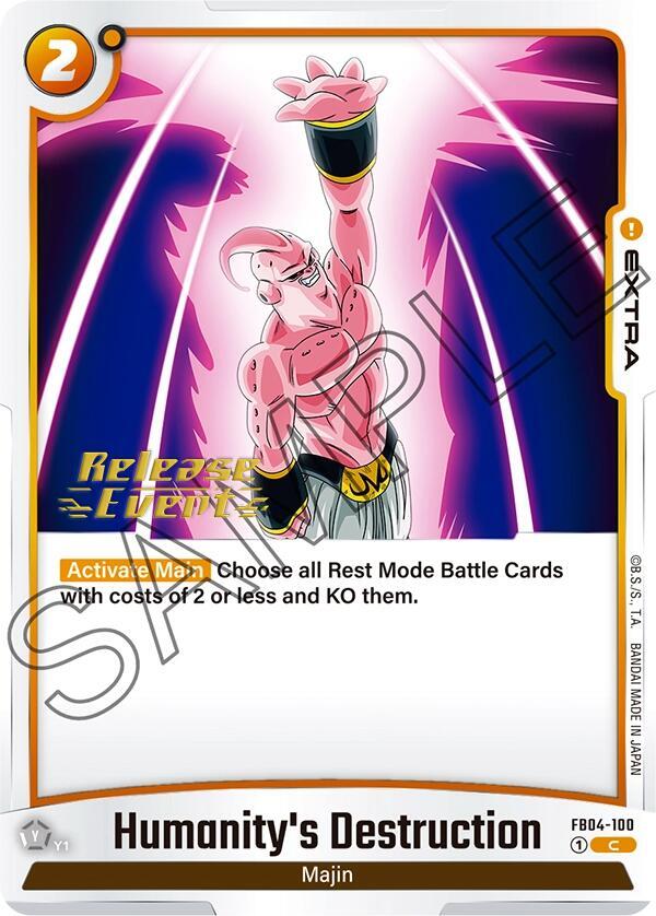 Humanity's Destruction - Ultra Limit Release Event Cards - Common - FB04-100