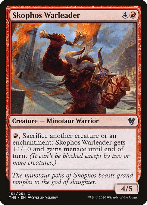 Skophos Warleader - Theros Beyond Death - C - 154