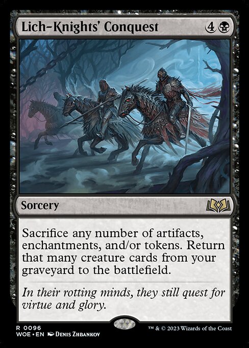 Lich-Knights' Conquest - Wilds of Eldraine - R - 96