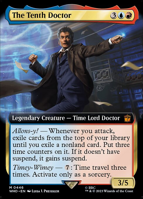 The Tenth Doctor (Extended Art) - Universes Beyond: Doctor Who - M - 446