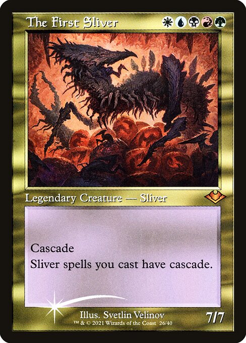 The First Sliver (Retro Frame) (Foil Etched) - Modern Horizons - M - 26