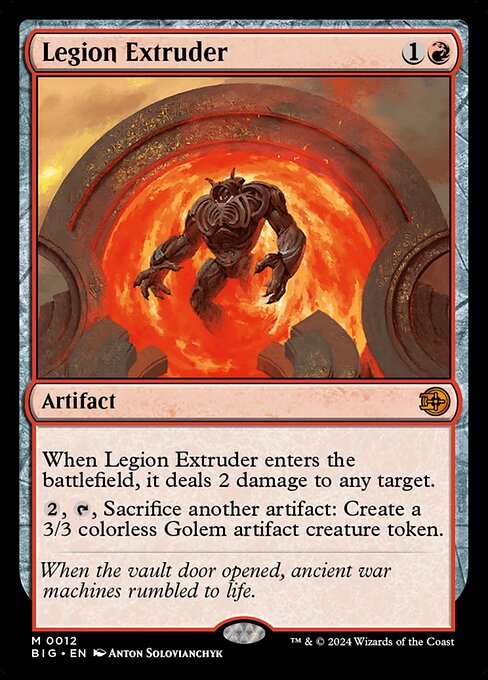 Legion Extruder - Outlaws of Thunder Junction: The Big Score - M - 12