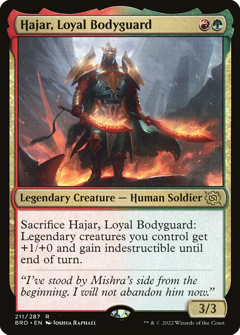 Hajar, Loyal Bodyguard - The Brothers' War - R - 211