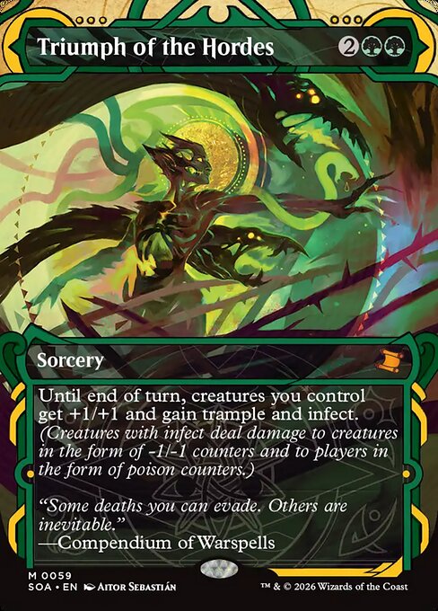 Triumph of the Hordes (JP Alternate Art) - Secrets of Strixhaven: Mystical Archive - M - 124
