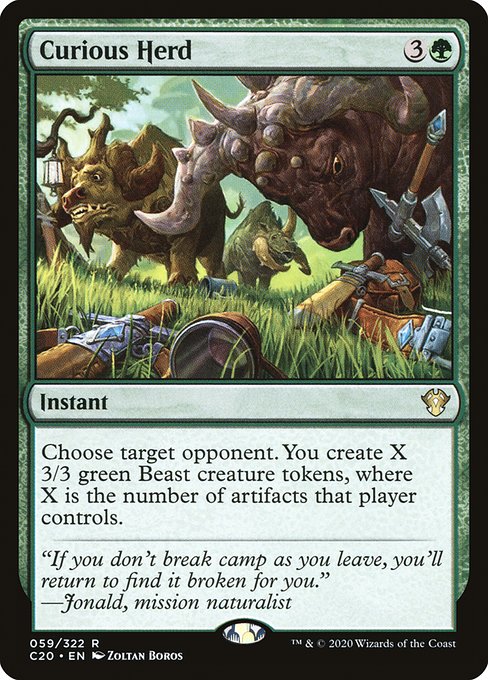 Curious Herd - Commander 2020 - R - 59