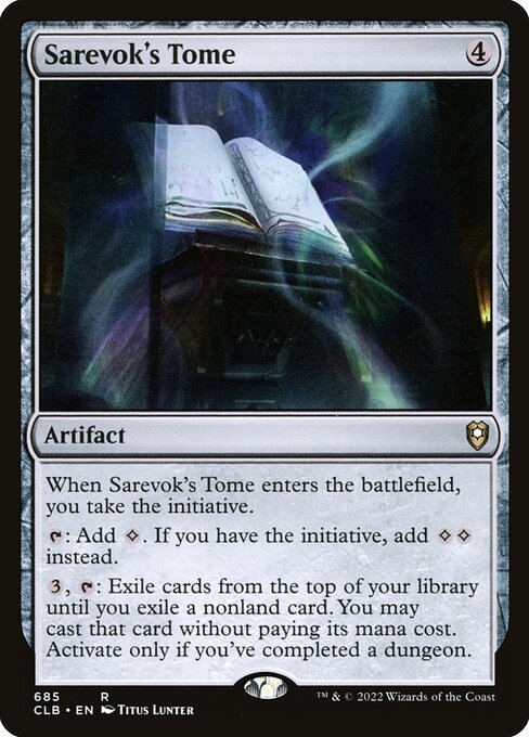Sarevok's Tome - Commander Legends: Battle for Baldur's Gate - R - 685