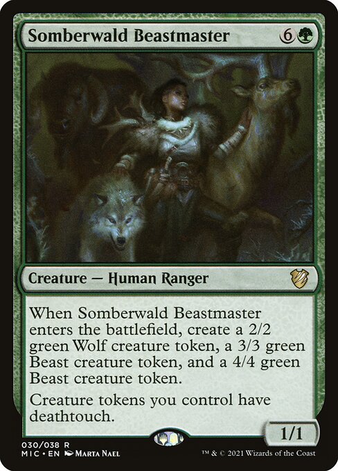 Somberwald Beastmaster - Commander: Innistrad: Midnight Hunt - R - 30