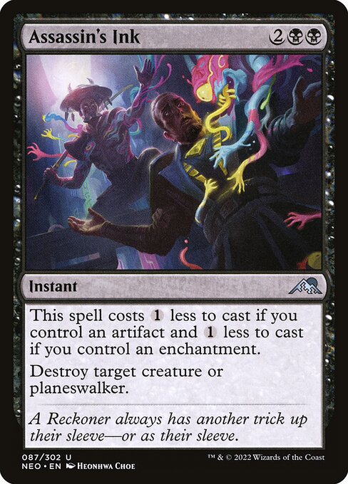 Assassin's Ink - Kamigawa: Neon Dynasty - U - 87