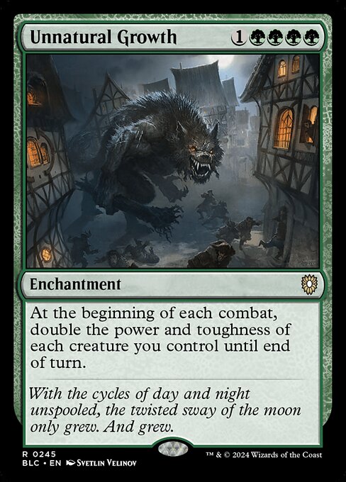 Unnatural Growth - Commander: Bloomburrow - R - 245