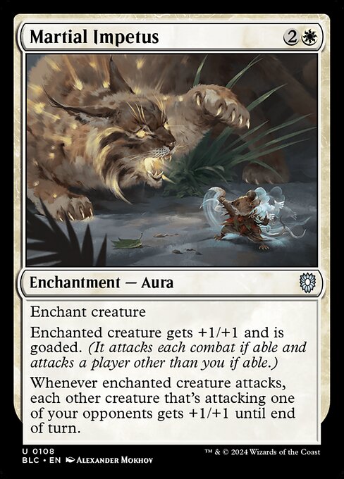 Martial Impetus - Commander: Bloomburrow - U - 108