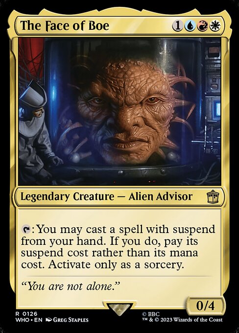 The Face of Boe - Universes Beyond: Doctor Who - R - 126