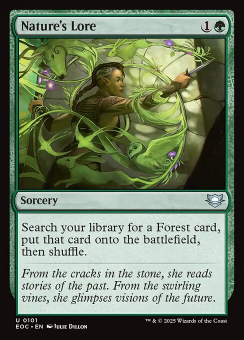 Nature's Lore - Commander: Edge of Eternities - U - 101