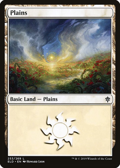 Plains (253) - Throne of Eldraine - L - 253
