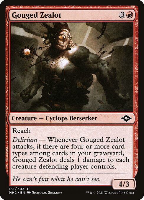 Gouged Zealot - Modern Horizons 2 - C - 131