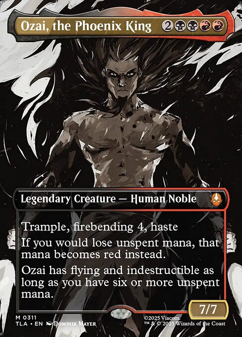 Ozai, the Phoenix King (0311) (Borderless) - Avatar: The Last Airbender - M - 311