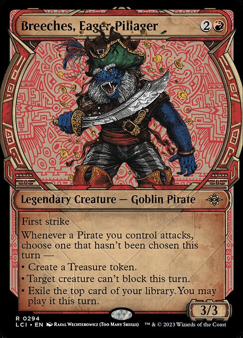 Breeches, Eager Pillager (Showcase) - The Lost Caverns of Ixalan - R - 294