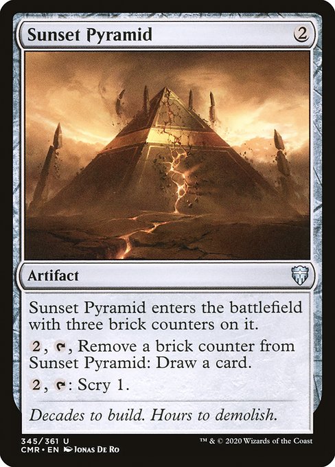 Sunset Pyramid - Commander Legends - U - 345