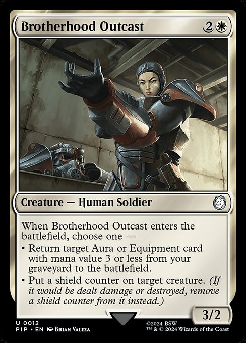 Brotherhood Outcast - Universes Beyond: Fallout - U - 12