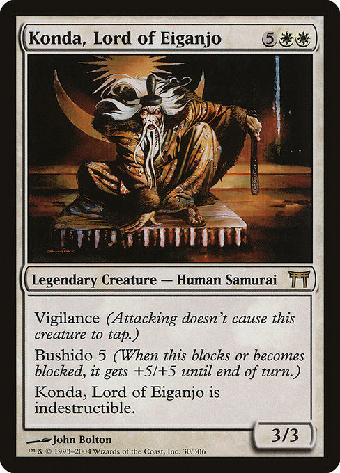 Konda, Lord of Eiganjo - Champions of Kamigawa - R - 30