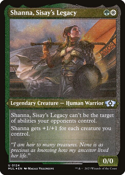 Shanna, Sisay's Legacy (Foil Etched) - March of the Machine: Multiverse Legends - U - 124