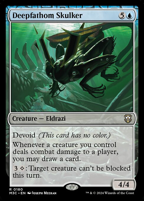 Deepfathom Skulker (Ripple Foil) - Commander: Modern Horizons 3 - R - 180