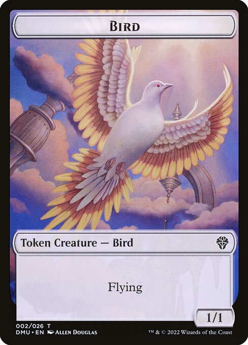 Bird Token (002) - Dominaria United - T - 2