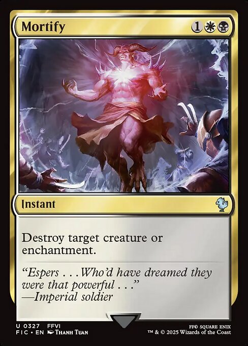 Mortify (Surge Foil) - Commander: FINAL FANTASY - U - 327