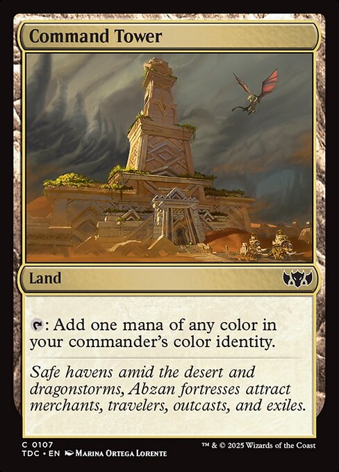 Command Tower - Commander: Tarkir: Dragonstorm - C - 107