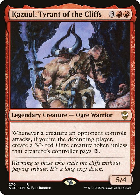 Kazuul, Tyrant of the Cliffs - Commander: Streets of New Capenna - R - 270