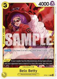 Belo Betty - Emperors in the New World: 2nd Anniversary Tournament Cards - C - OP09-112