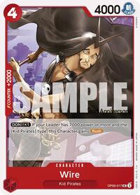 Wire - Emperors in the New World: 2nd Anniversary Tournament Cards - UC - OP09-017