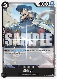 Shiryu - Emperors in the New World: 2nd Anniversary Tournament Cards - UC - OP09-088